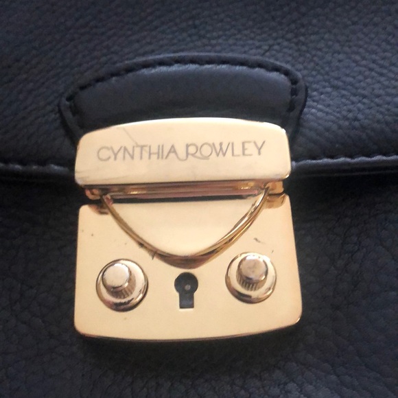 Cynthia Rowely Black Leather Clutch - Picture 8 of 8